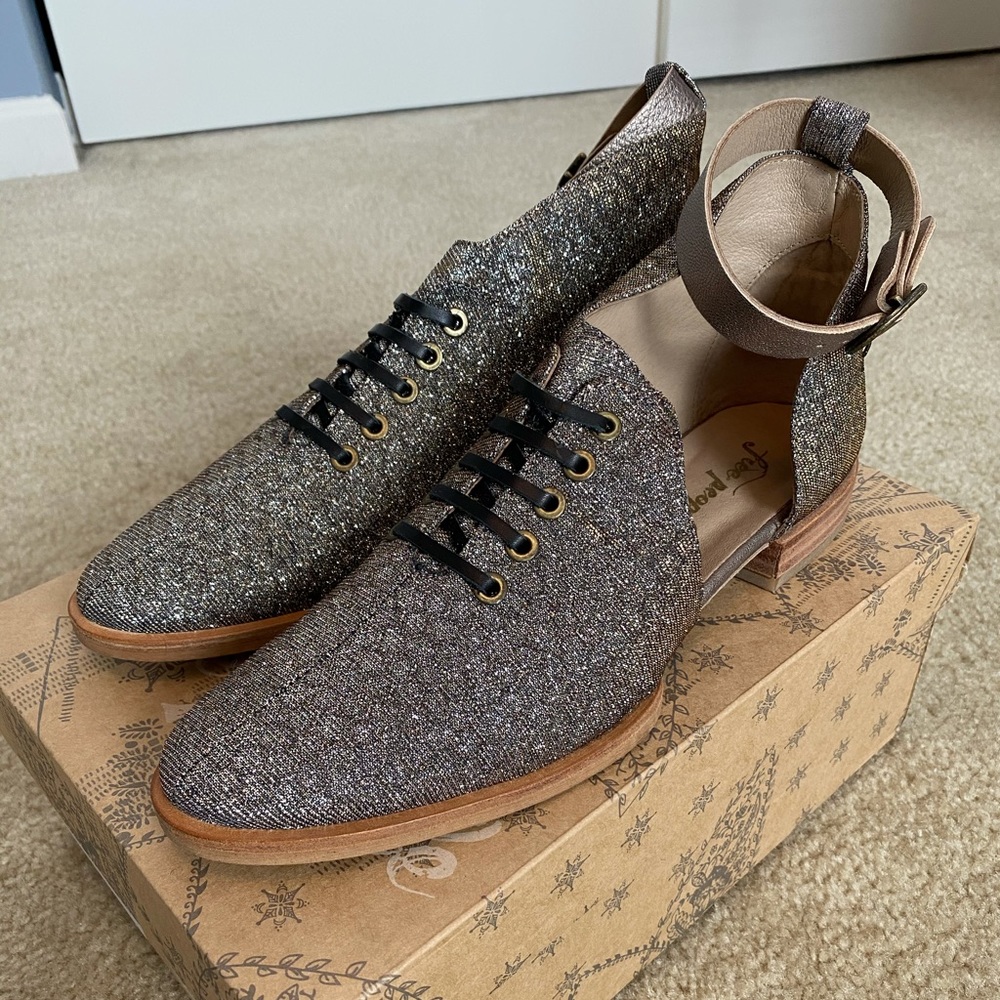 Free People Lucca Oxford Shoes Size 39 8.5